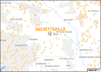 map of Duckettsville