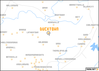map of Ducktown