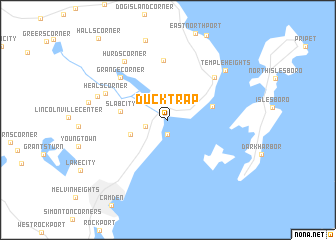 map of Ducktrap