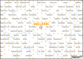 map of Duclérac