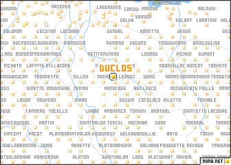 map of Duclos
