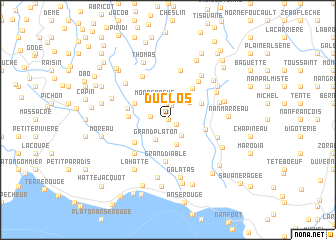 map of Duclos