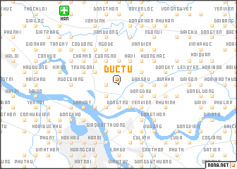 map of Dục Tú