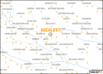 map of Duculeşti
