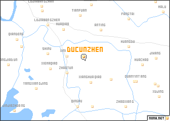 map of Ducunzhen