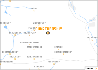 map of Dudachenskiy