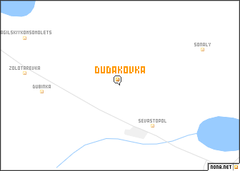 map of Dudakovka