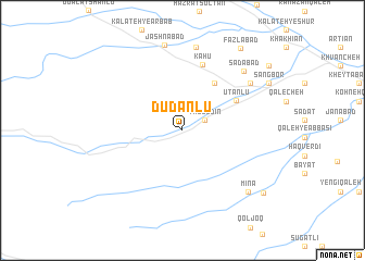 map of Dūdānlū