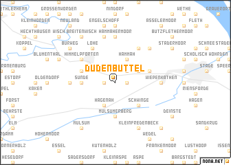 map of Düdenbüttel