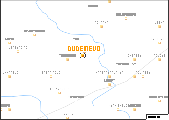 map of Dudenëvo