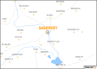map of Düdenköy