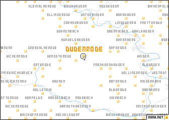 map of Dudenrode