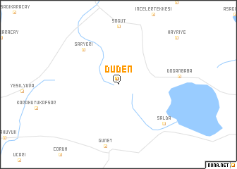 map of Düden