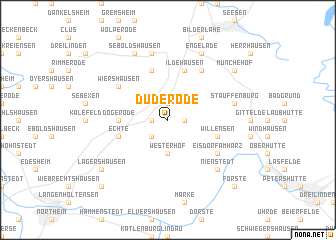 map of Düderode