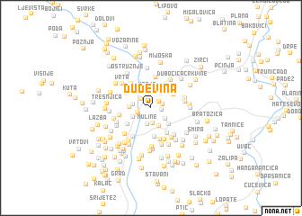 map of Ðuđevina