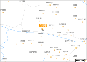 map of Dūdē