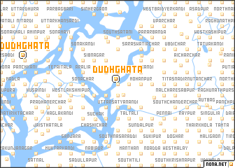 map of Dudhghāta