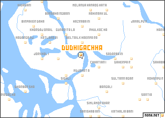 map of Dudhigāchha