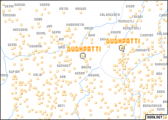 map of Dūdhpatti