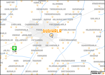 map of Dudiwāla