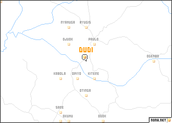 map of Dudi