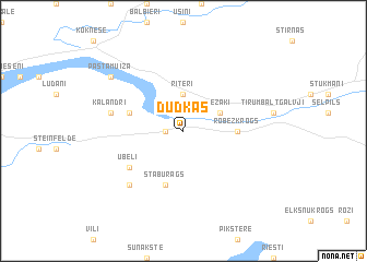 map of Dudkas