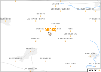 map of Dudka