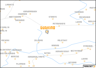 map of Dudkino