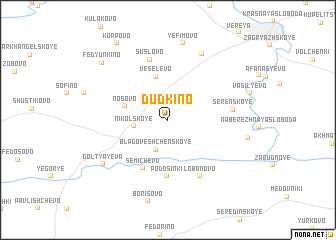 map of Dudkino