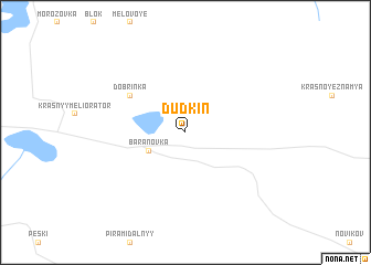 map of Dudkin