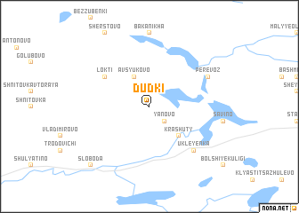 map of Dudki
