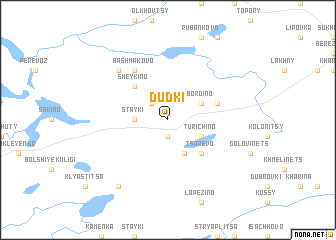 map of Dudki