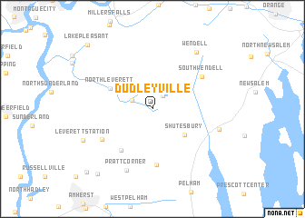 map of Dudleyville