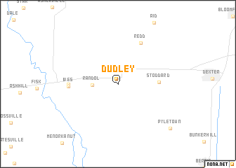 map of Dudley