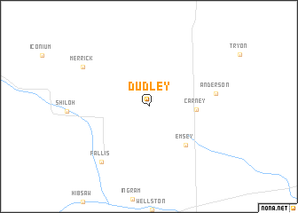 map of Dudley