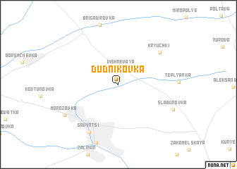 map of Dudnikovka