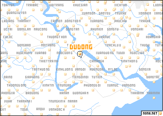 map of Dư Ðông