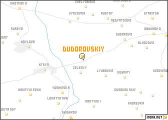 map of Dudorovskiy