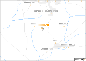 map of Duduza