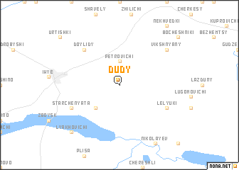 map of Dudy