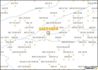 map of Düenkamp