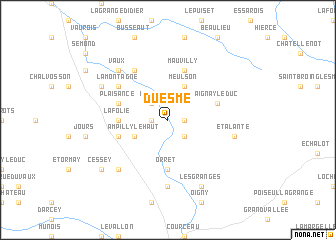 map of Duesme