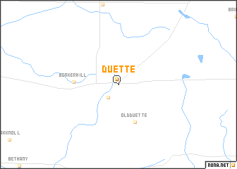 map of Duette