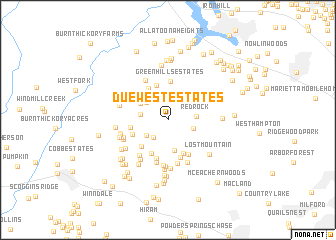 map of Due West Estates