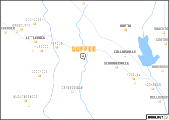 map of Duffee