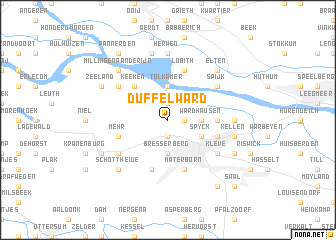 map of Düffelward