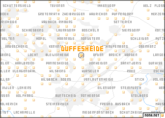 map of Duffesheide