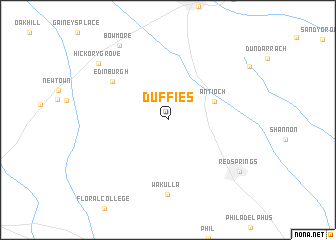 map of Duffies