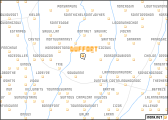 map of Duffort