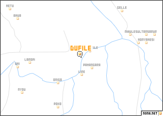 map of Dufile